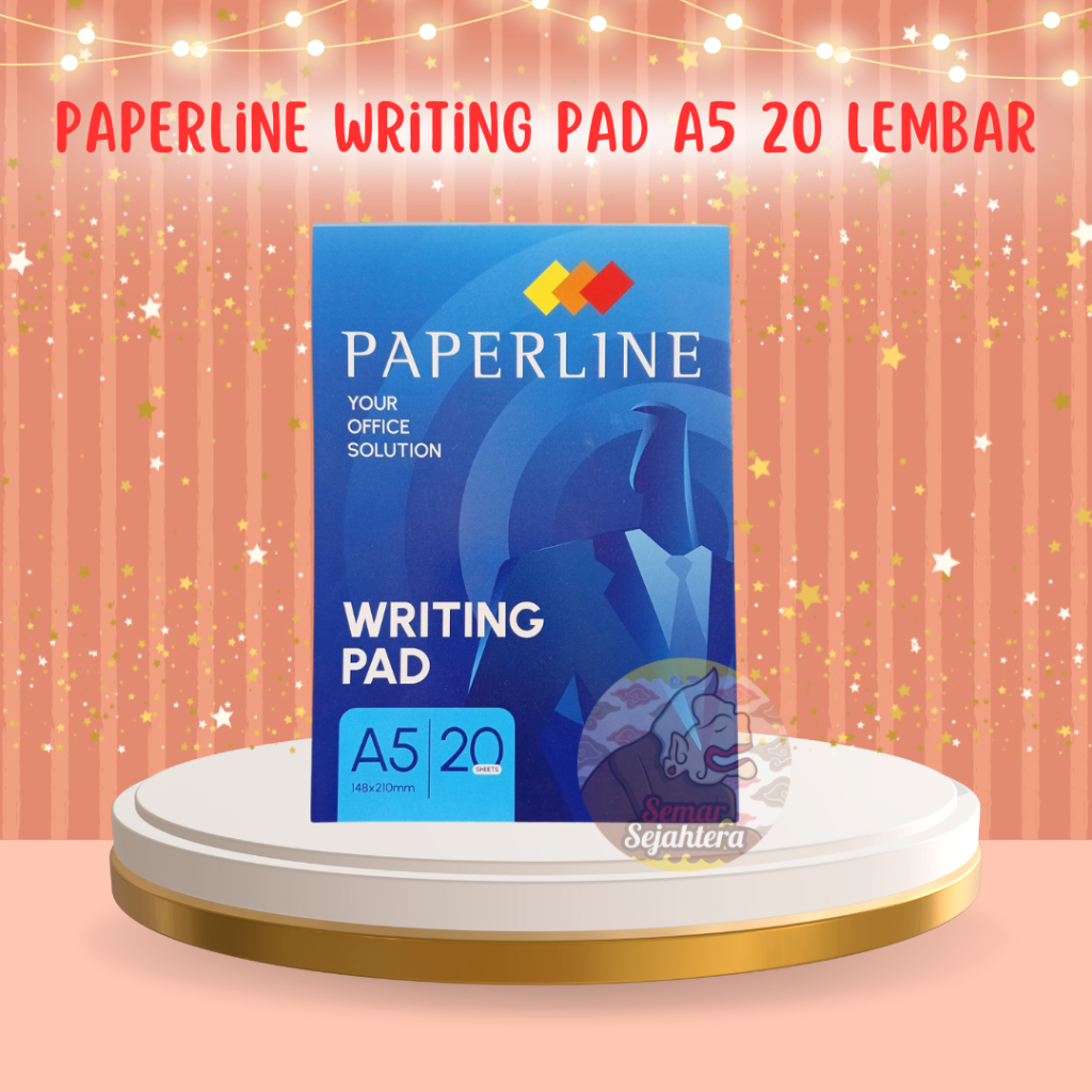 

[PCS] BUKU NOTES / WRITING PAD PAPERLINE A5 20 LEMBAR*