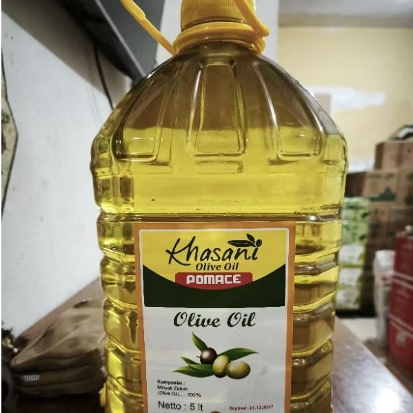 

RB Minyak zaitun Pomace 5 liter Khasani olive oil