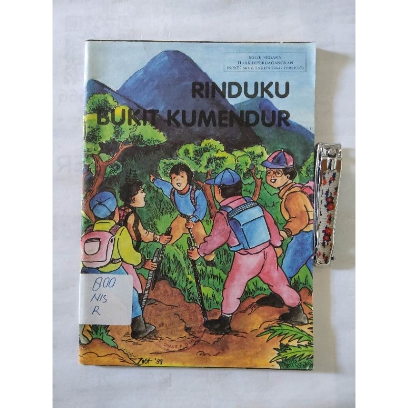 rinduku bukit kemenur - buku bacaan sd jadul (pb4)