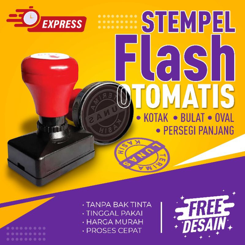 

CK15 Stempel Otomatis / Stempel Flash / Free Desn