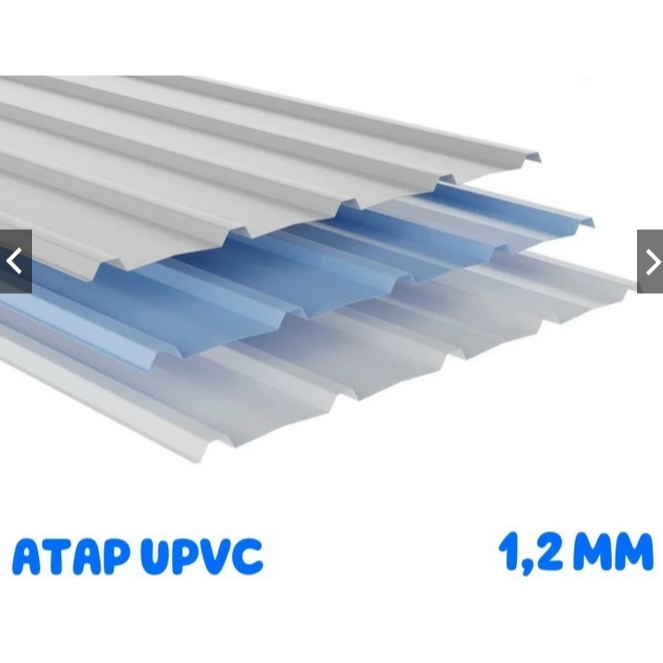 ATAP UPVC ALDERON RS 1000 SINGLE LAYER (TRIMDECK) 1,2MM