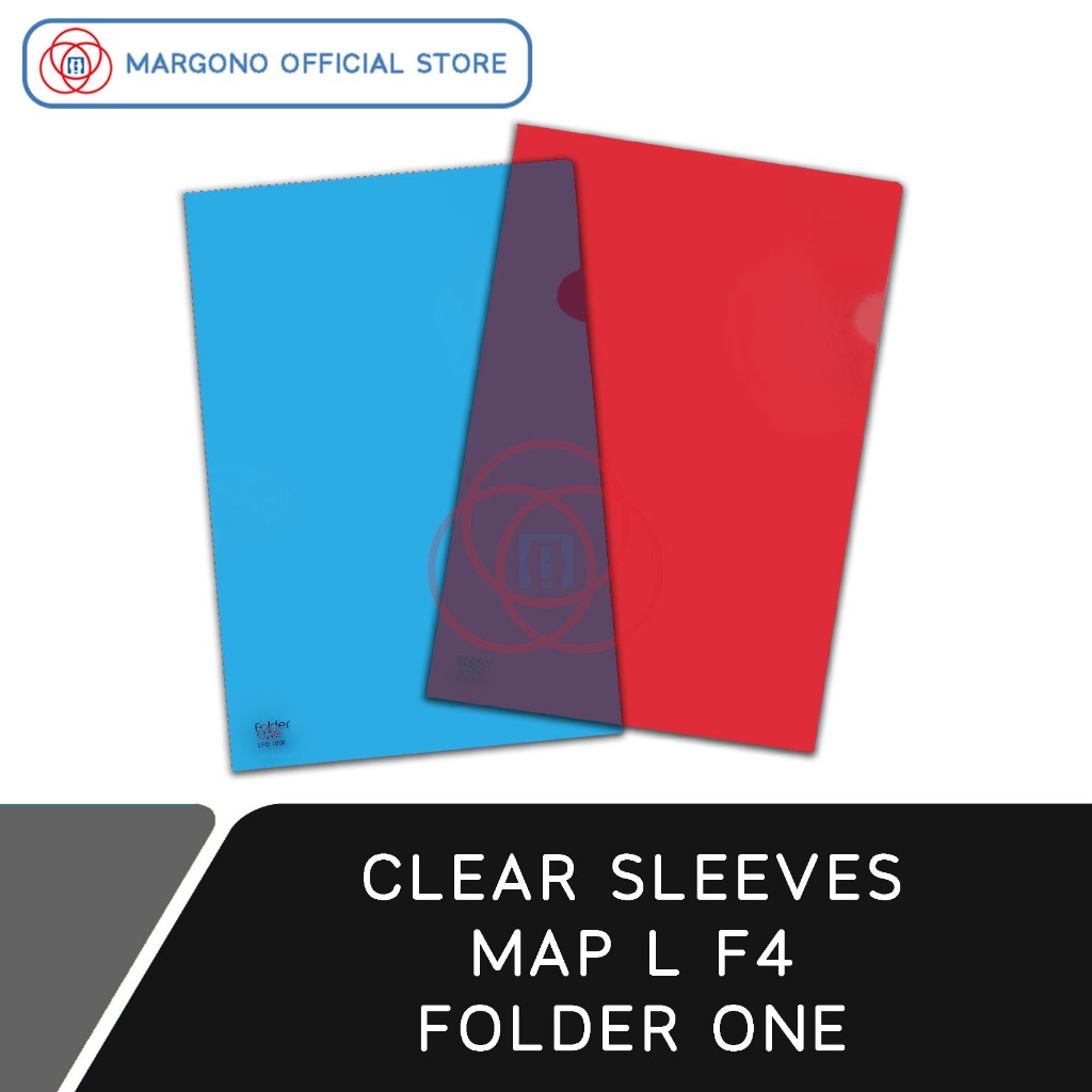

Folder One Clear Sleeve Map L F4