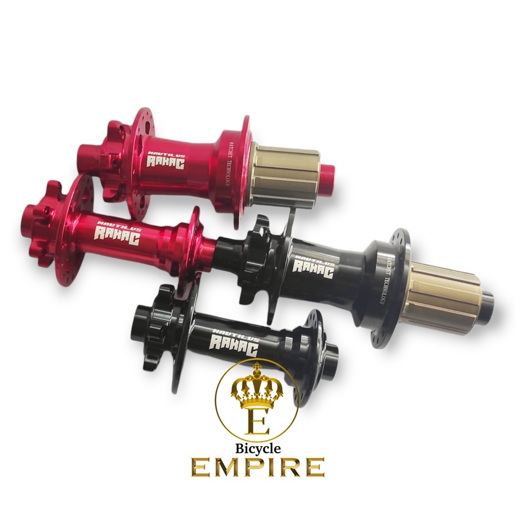 Hub Freehub Sepeda 32 Hole Nautilus Ratchet Rakac TA Thru Axle Boost Bicycle Empire