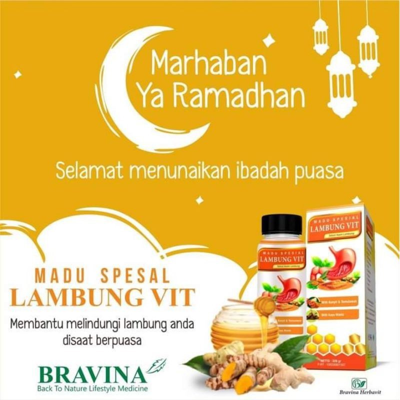 Madu Spesial LAMBUNG VIT / MADU LAMBUNG VIT / BRAVINA LAMBUNGVIT 320gr Experide 2026
