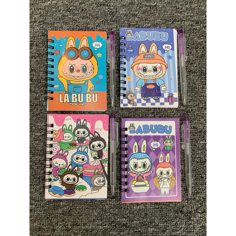

note book labubu+pulpen