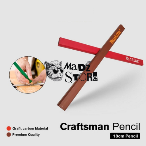 

Perlengkapan Tukang Kayu Pensil Komposit Wood Pencil Tulis Penanda Garis Titik Potong Balok Papan Kayu Serbaguna