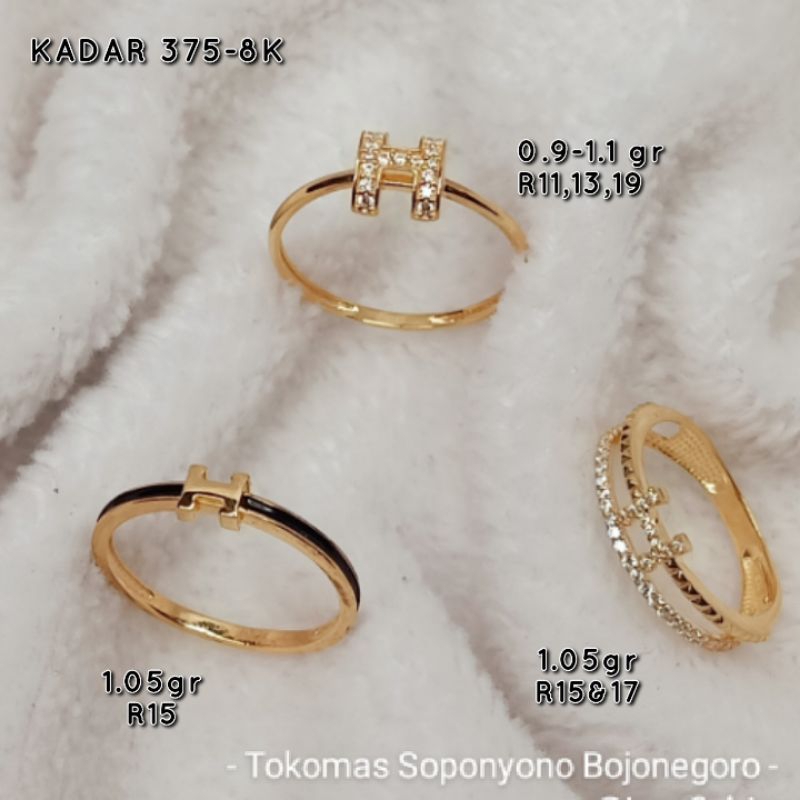 CINCIN FASHION DESIGNER HURUF H KADAR 375-8K