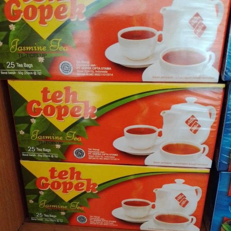 

teh gopek jasmine 25 kantong