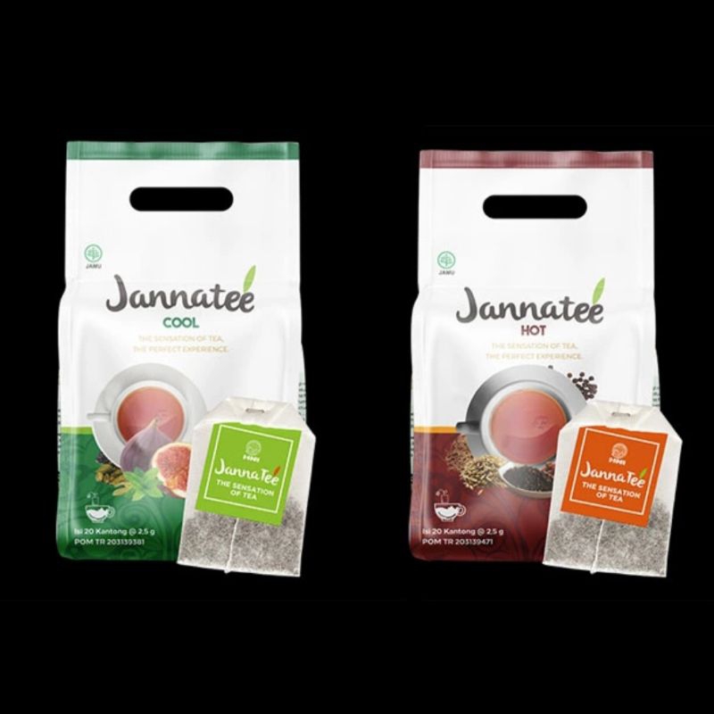 

JannaTea hot & cool teh herbal HNI HPAI