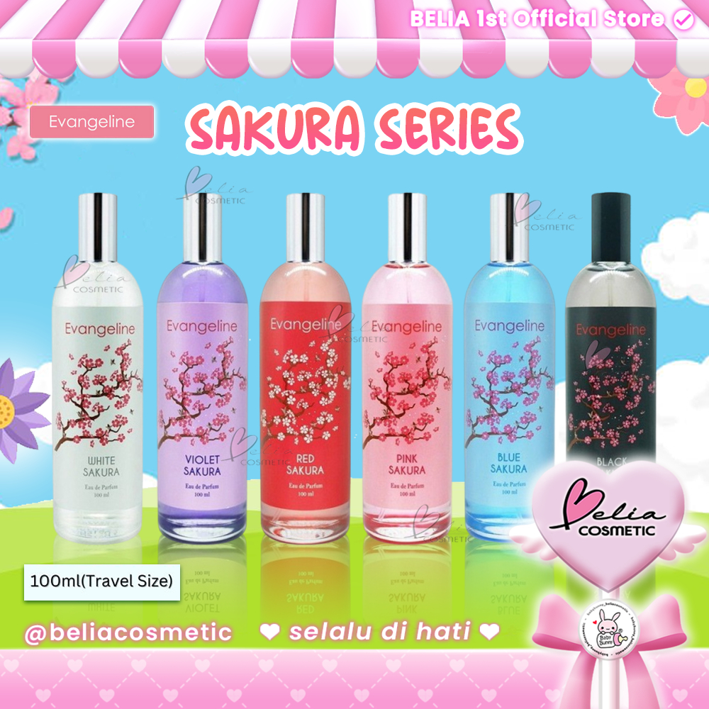 Promo Belia Evangeline Eau De Parfum Sakura Series 100Ml Parfum Wanita