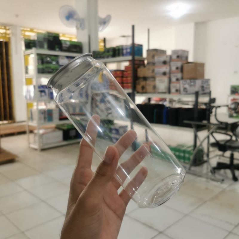 (Isi 10pc) PET Can Botol Pop Can 500ml Tutup Kaleng Botol Plastik Jus Kopi Ecer
