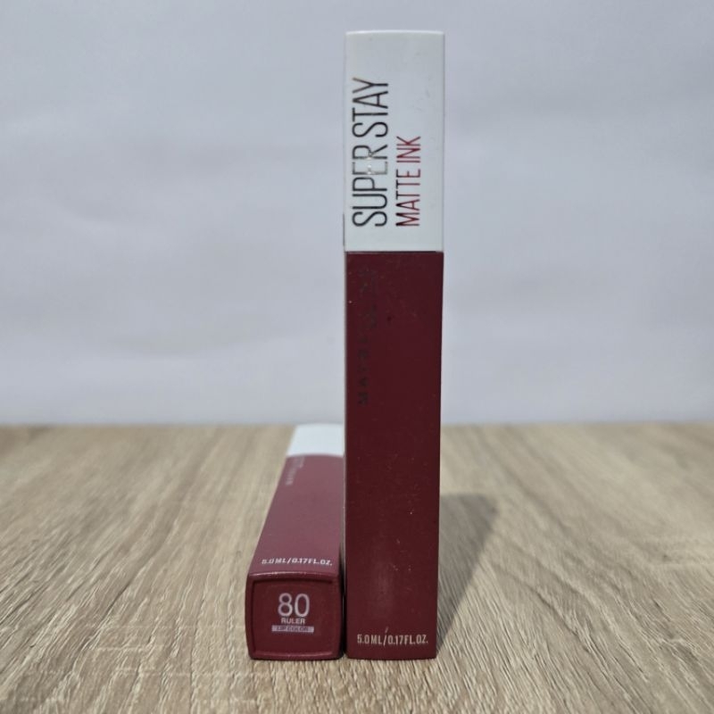 [Original, 80] Maybelline Superstay Matte Ink Liquid Matte Lipstick 80 Ruler