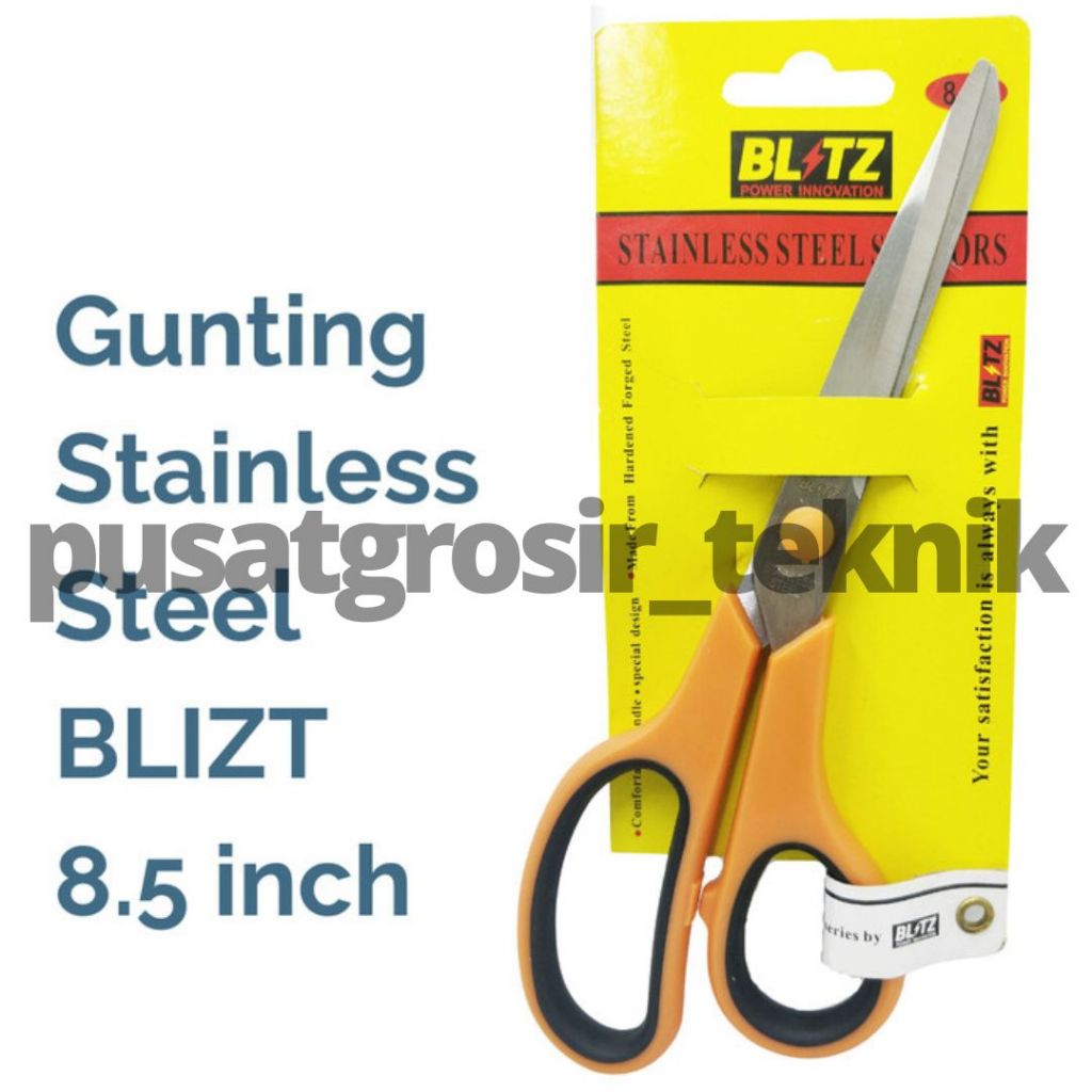 

BLITZ Gunting Kain/ Kertas 8,5" (2125 mm) Tajam Stainless Steel