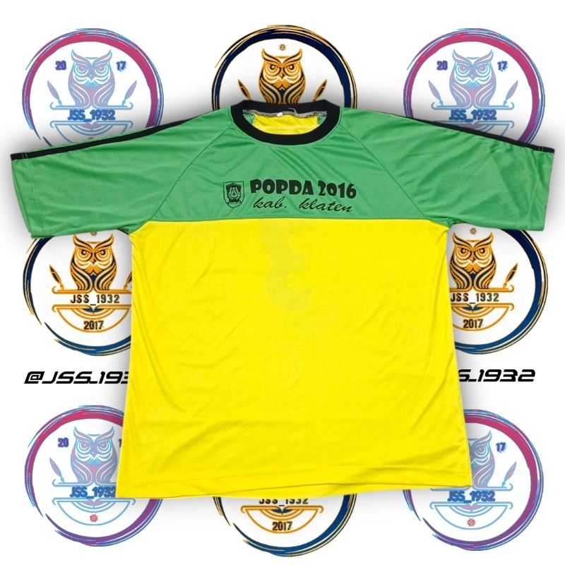 Jersey Bola / Futsal KLATEN TENGAH POPDA 2016 MATCHWORN Kit KLATEN TENGAH 3 Murah Retro Vintage Rare