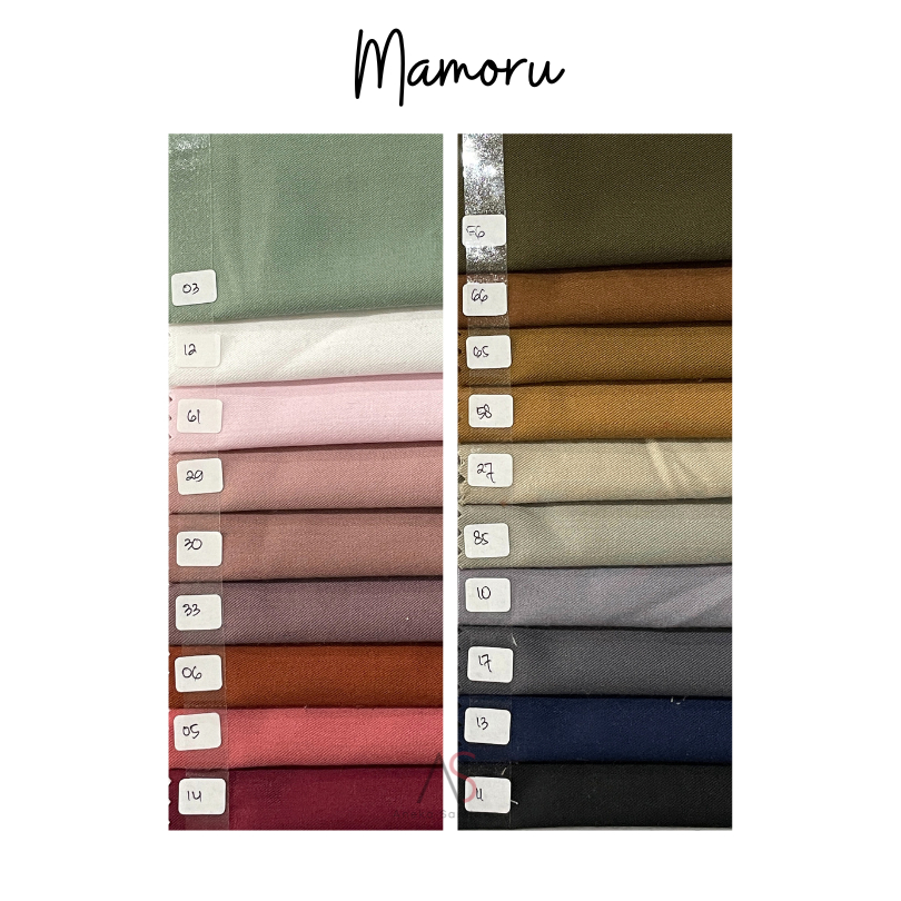Katalog Warna kain Toyobo Twill Mamoru Aneka Sandang Textile