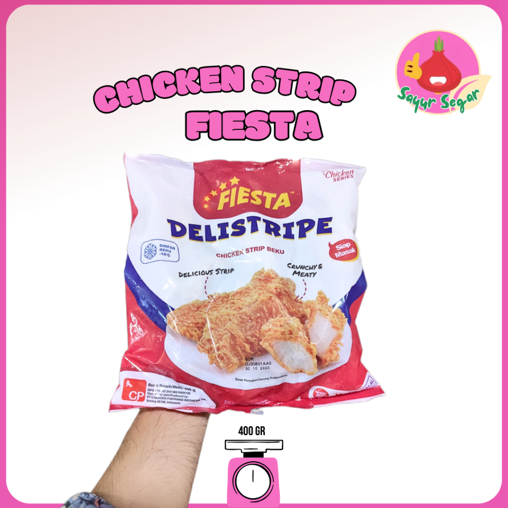

Sayur Segar- Fiesta Delistripe / Chicken Strip 400gr