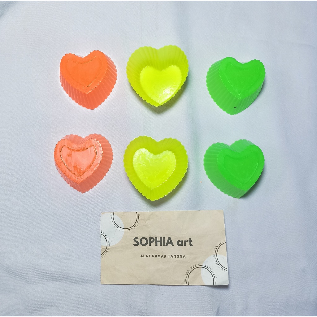 CETAKAN PLASTIK LOVE ROTI KUKUS AGAR COKLAT JELLY PUDING KUE PUTU AYU BASAH