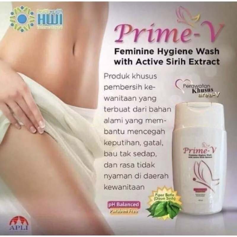 [PROMO 6.6] Prime-V / sabun Pembasuh pencuci organ kewanitaan / menghilangkan bau, gatal / tetap hyg