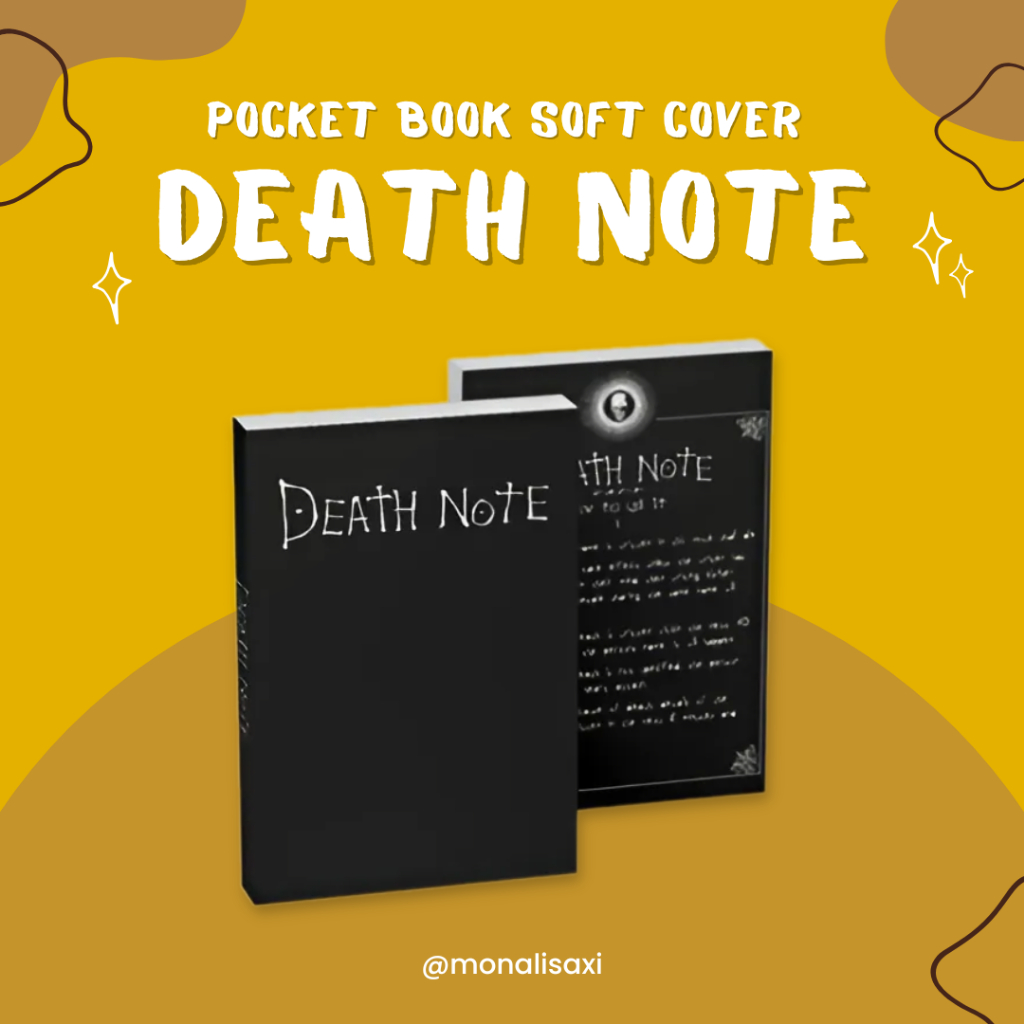 

Pocket Book Death Note Hardcover Kertas Polos A6