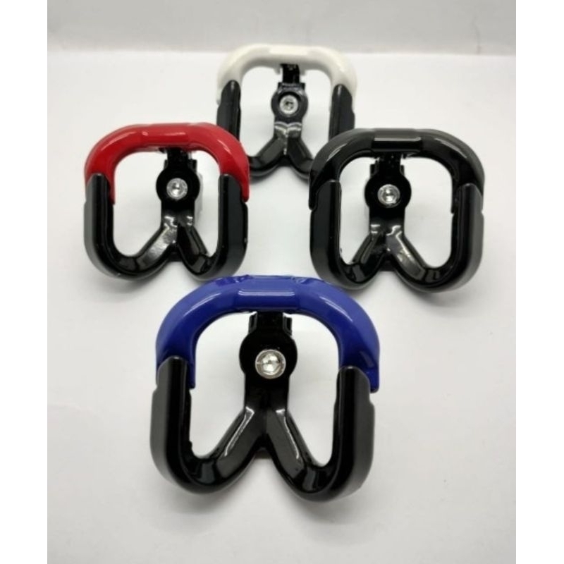 Gantungan barang motor, Gantungan barang cabang dua, Gantungan motor CNC ALUMINIUM, cantolan barang 