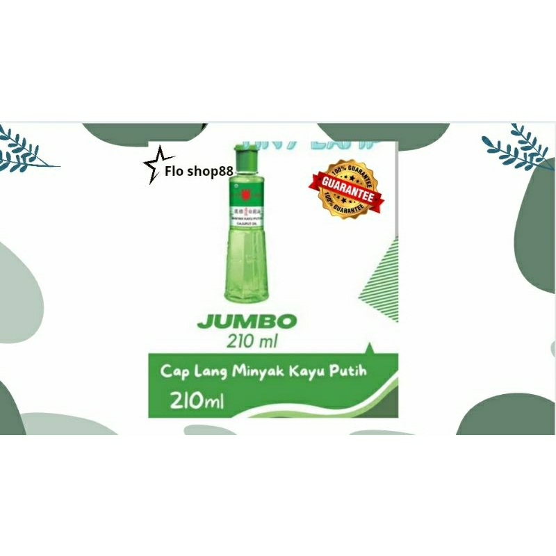 A - MINYAK KAYU PUTIH JUMBO/ MINYAK KAYU PUTIH JUMBO CAP LANG 210ML / MINYAK KAYU PUTIH JUMBO BESAR 
