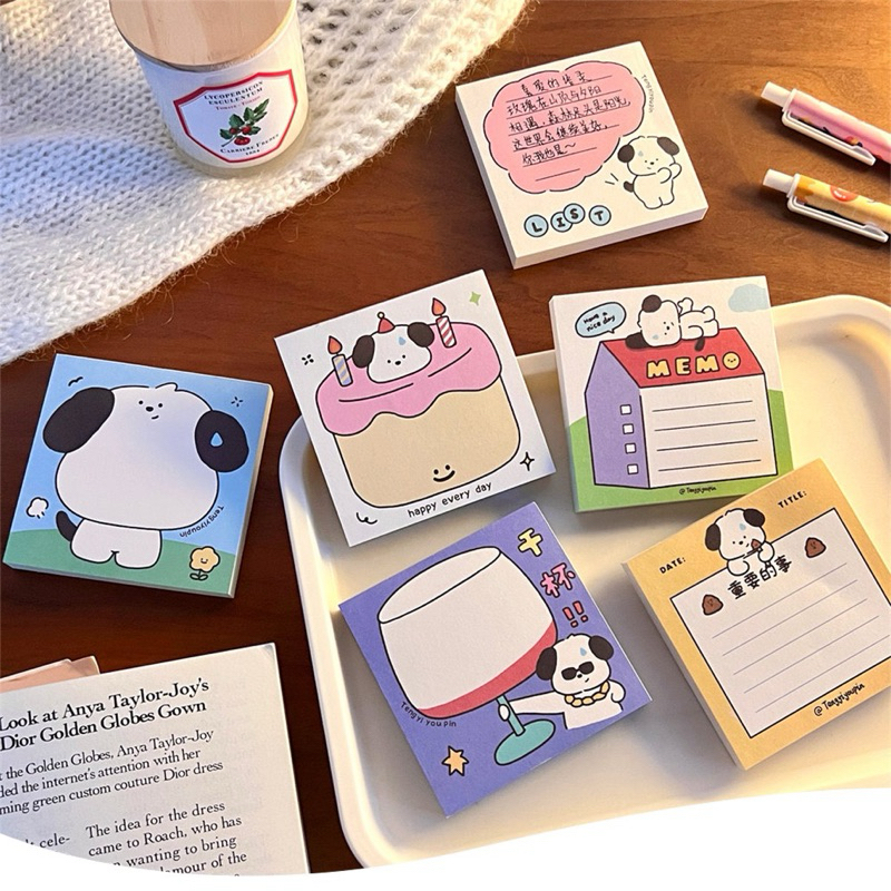 

Sticky Notes Memo Pad Kertas Tempel Petak Cute Cutie Doggy #t026