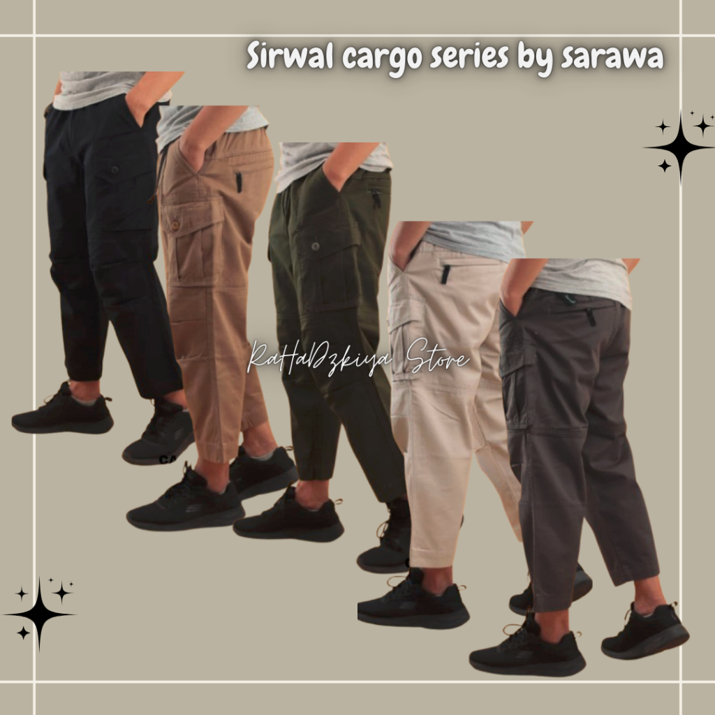 Sirwal dewasa sirwal tactical ready stok size M XL XXL Sirwal Cargo by Sarawa bs COD