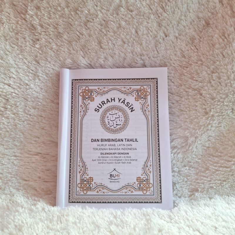 BUKU YASIN ZARA 144 HALAMAN HVS TANPA COVER