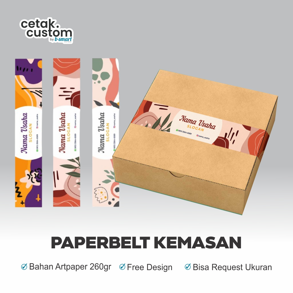 

PAPERBELT KEMASAN | MAKANAN MINUMAN | PACKAGING | ARTPAPER | A3 | LABEL