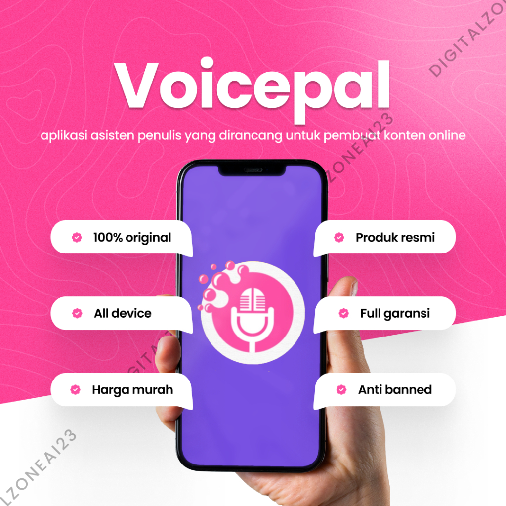 Voicepal AI Unlimited Tools Text to Speech Bahasa indonesia