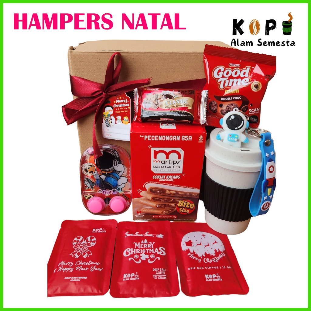 

HAMPERS NATAL Coffee Drip 3pcs / Parcel Natal / Hampers Natal Kopi Drip