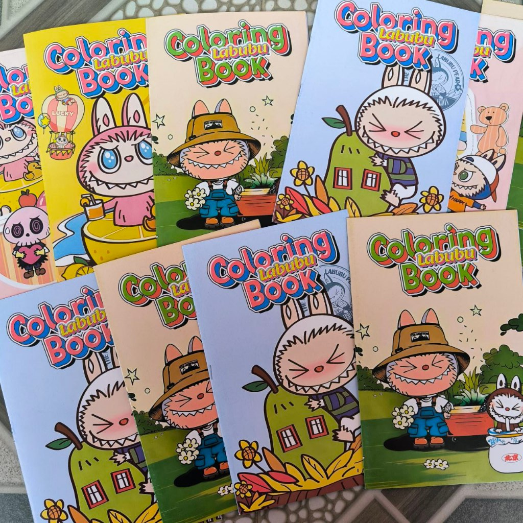 

Buku Mewarnai LABUBU COLORING BOOK LABUBU BUKU MEWARNAI BESAR LABUBU