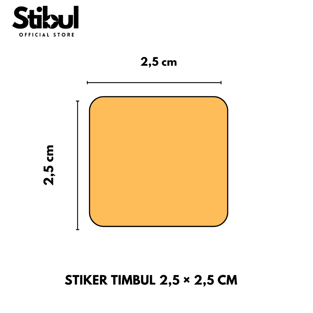 

Custom Stiker Timbul Resin Aesthetic waterproof