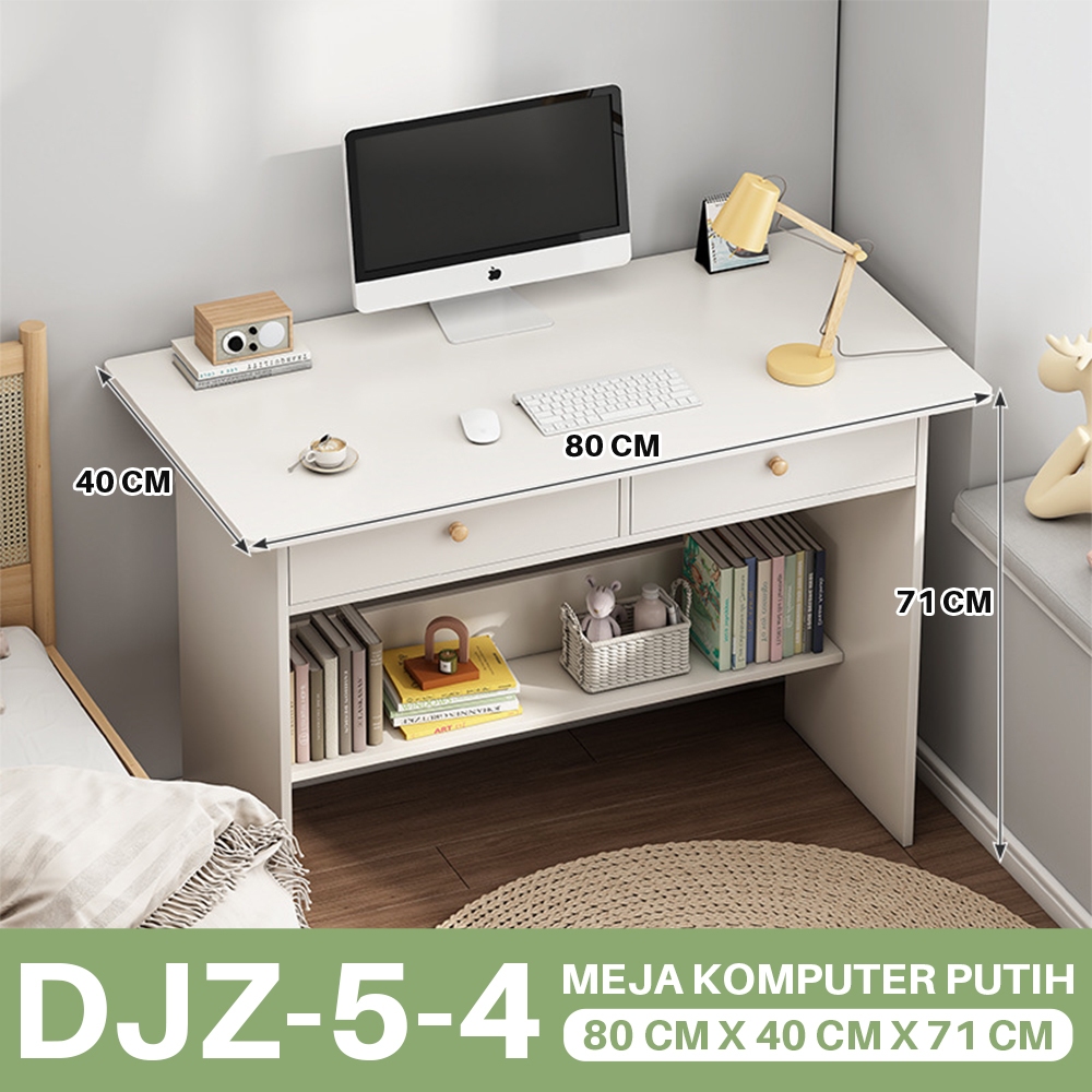 Meja Komputer Meja Kantor Meja Belajar Minimalis Furniture Modern High Quality Size 80x40x71CM