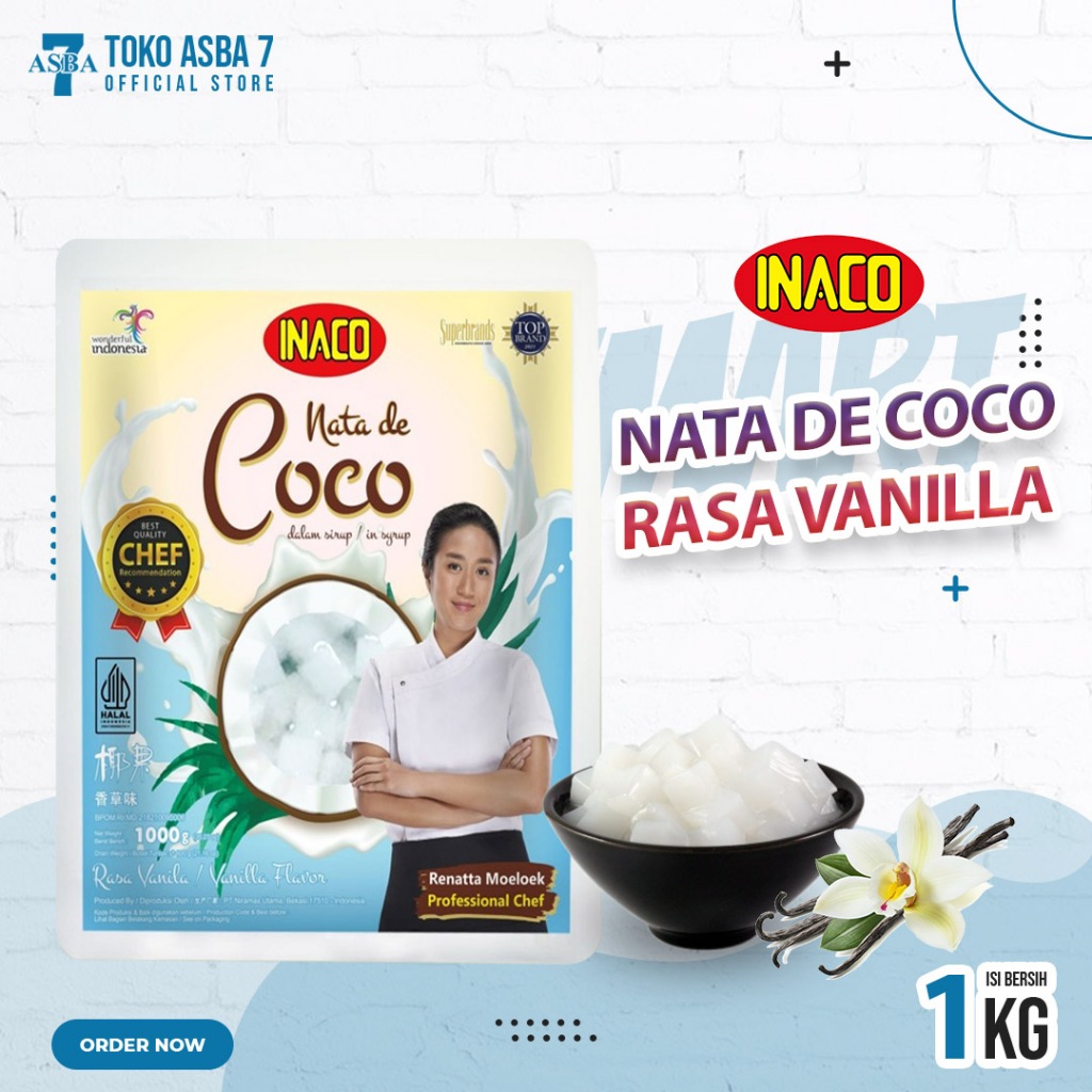 

INACO NATA DE COCO RASA VANILLA 1KG