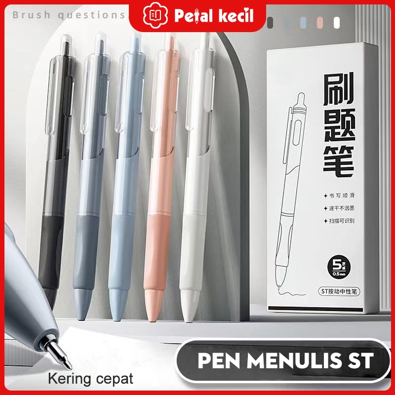 

Gaya Minimalis menulis Pen Bola ST Pen Neutral Student Pen Ballpoint Pen Essay Office