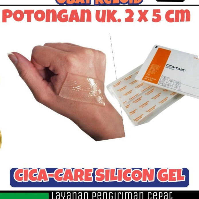 CICA CARE SILICON GEL OBAT KELOID ORIGINAL USA - NO BOX 2X5CM