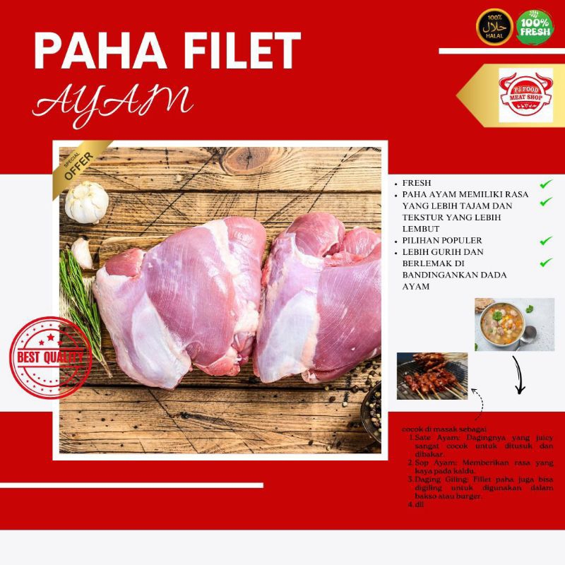 

Paha Filet Ayam Boneless 2kg
