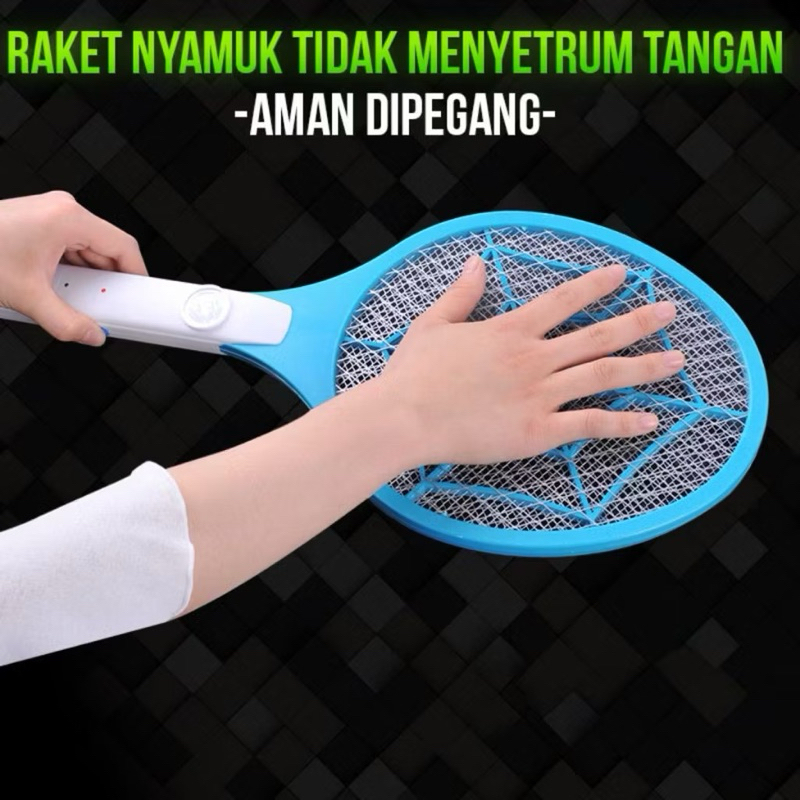 Raket Nyamuk Elektrik Rechargeable mumer / Mosquito Trap Killer / Alat Pembunuh Pembasmi Hama Serang