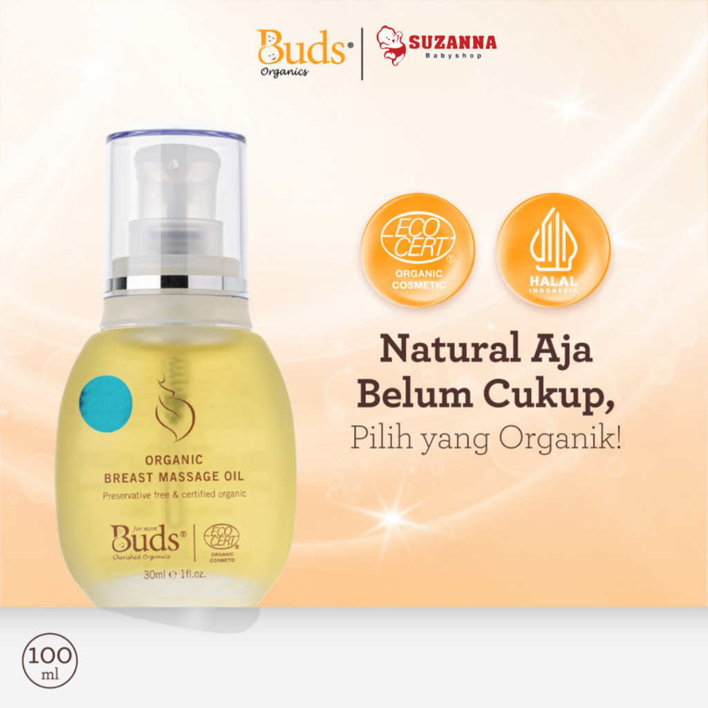 Buds Organic Breast Massage Oil