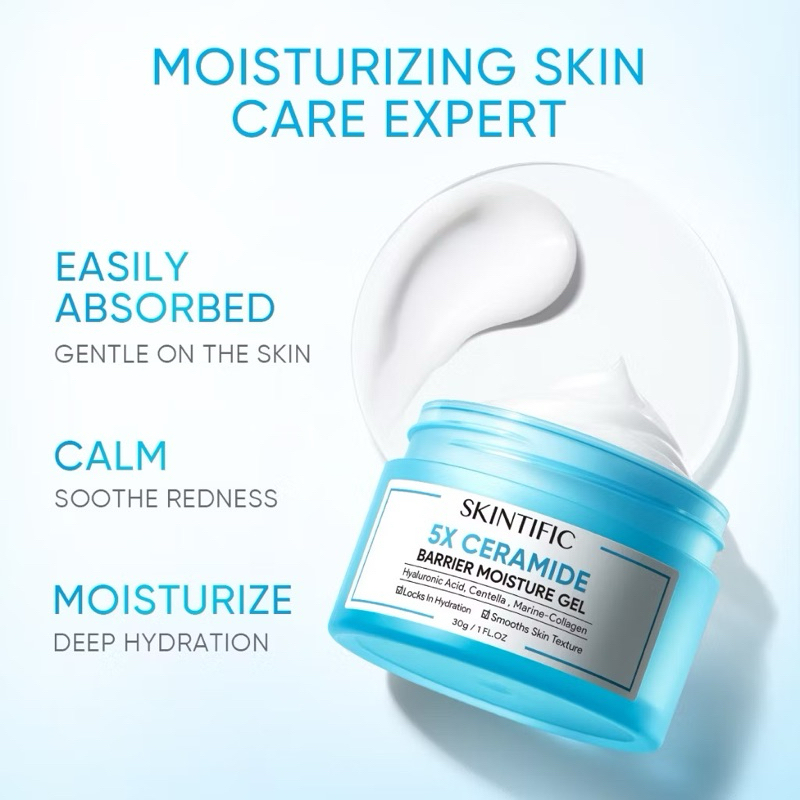 Skintific 5X Ceramide Barrier Moisture Gel / Skintific Ceramide moisturizer / Skintific Moisturizer