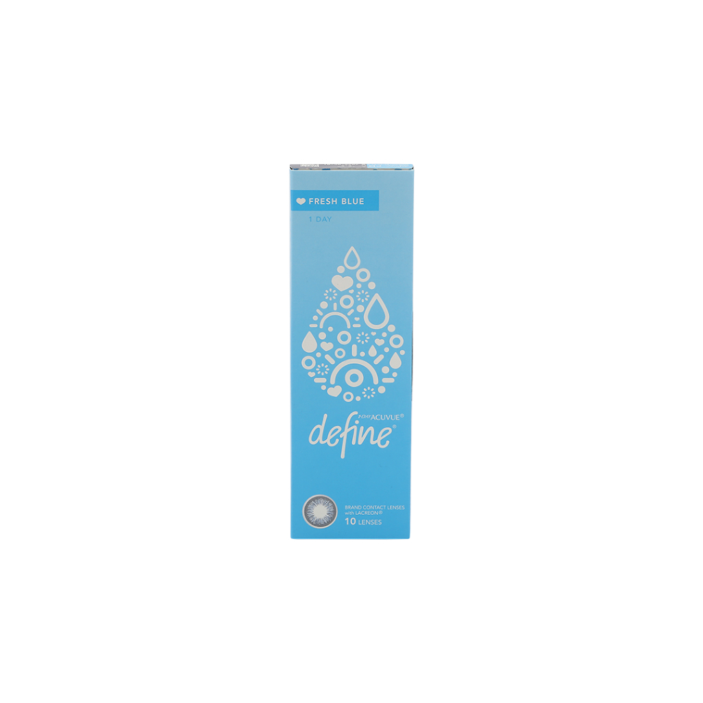 1-DAY ACUVUE DEFINE 10 PCS (FRESH BLUE) - LENSA KONTAK