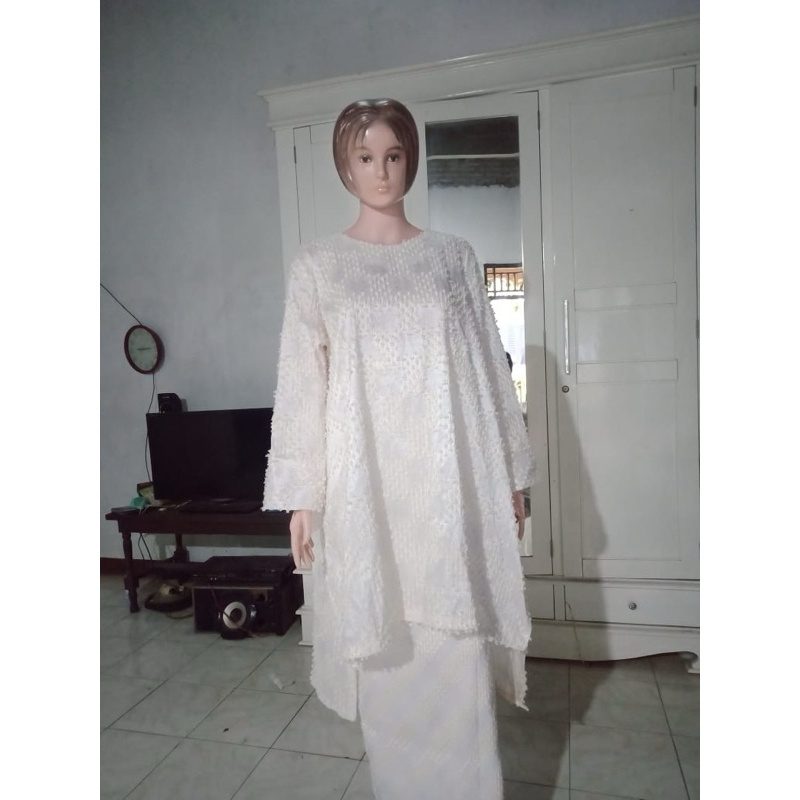 Tunik Tenun bulu | tenun sulam bulu jepara