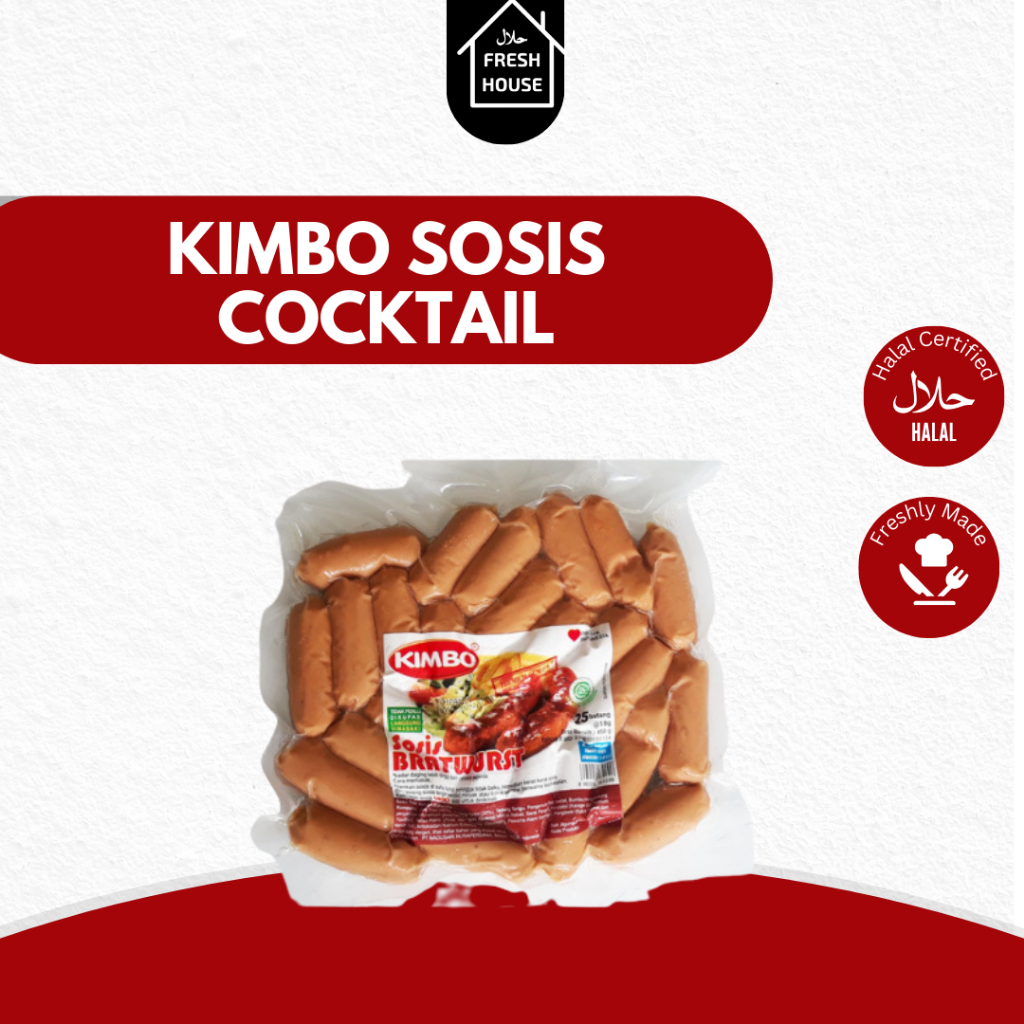 

SOSIS COKTAIL / KIMBO SOSIS COCKTAIL BRATWURST ISI 25 PCS