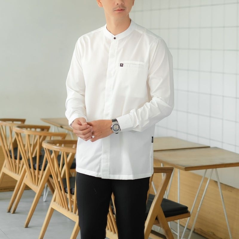 Kemeja Koko Toyobo Premium Marajo/ Kemko Polos Lengan Panjang Marajo/ Kemko Simple Elegan/ Kemko Mar