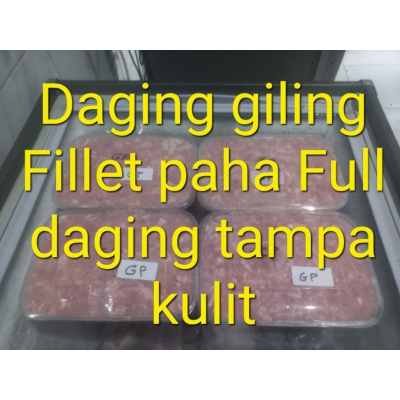 

Daging giling fillet paha Full daging 1kg Free Thinwall berkwalitas premium