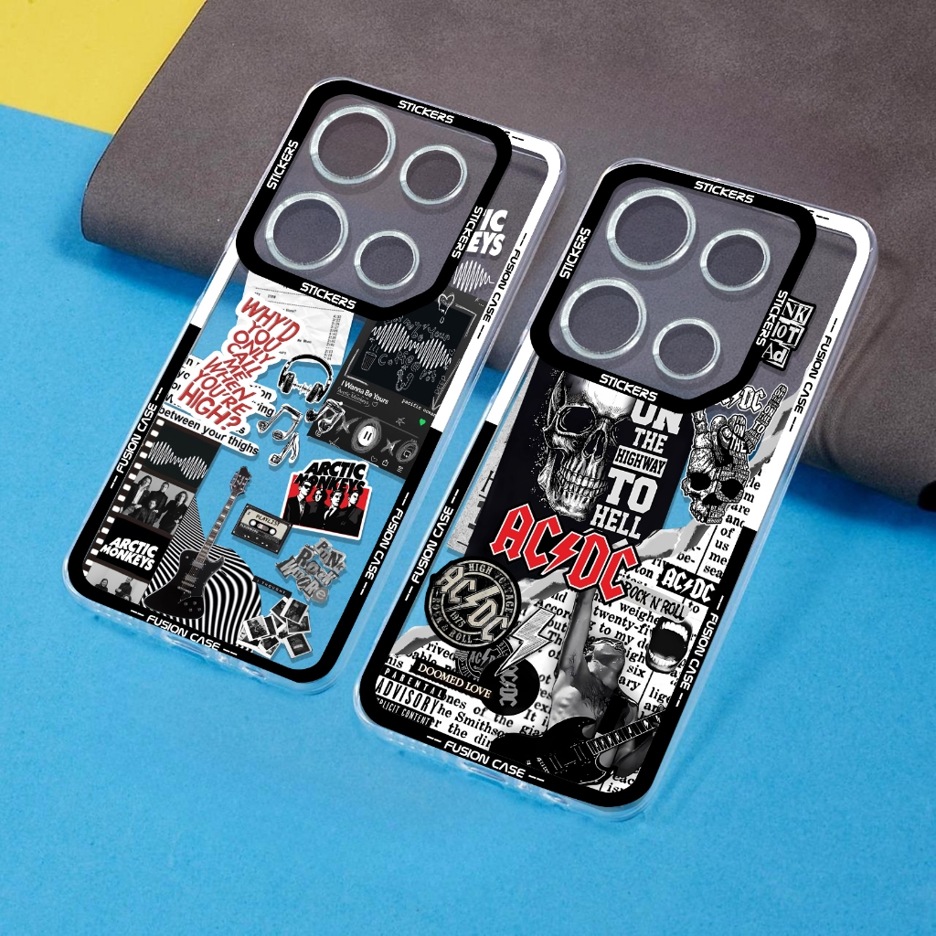 SoftCase Silicon Bening ACI-067 Case Itel P65 A50 A70 RS4 A60 A60S S23 PLUS P55 4G Case Clear Airbag