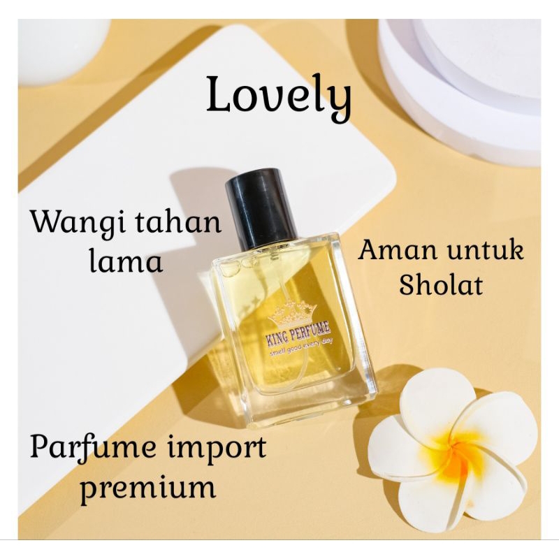 Parfum LOVELY ( Parfum wanita tahan lama dan wangi )