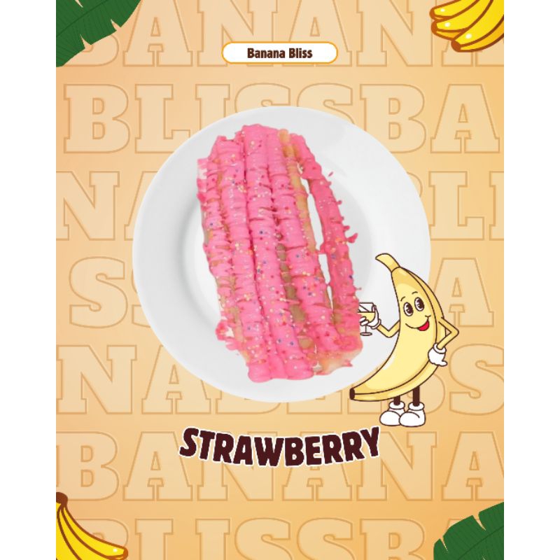 

Pisang Karamel Frozen Topping Strawberry - Banana Bliss