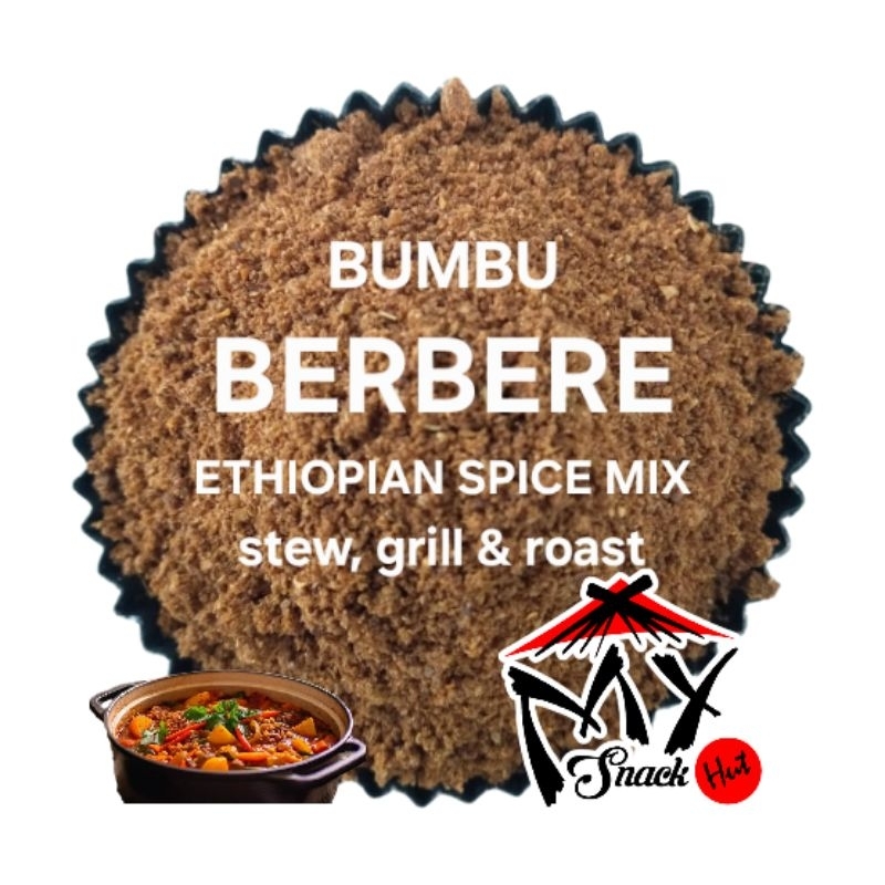 

BERBERE SPICE 25GR BUMBU DORO WAT CHICKEN STEW MEAT RUB DAGING BARBARE AWAZE KERING ETIOPIA ETHIOPIAN